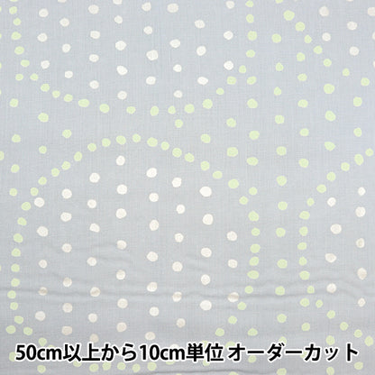 [Cantidad a partir de 5] Tela "Círculo grueso de lino Naniiro Pocho Cat Willow Egx-11211-1a" KOKKA