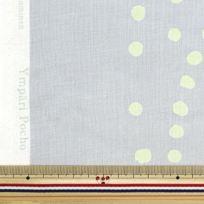 [Cantidad a partir de 5] Tela "Círculo grueso de lino Naniiro Pocho Cat Willow Egx-11211-1a" KOKKA