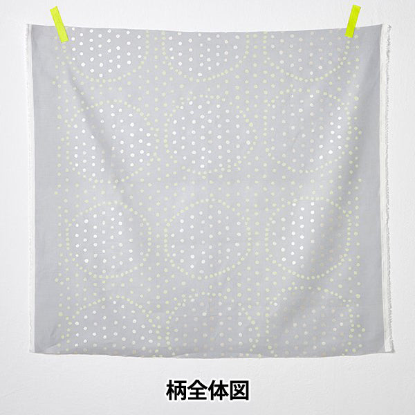 [Cantidad a partir de 5] Tela "Círculo grueso de lino Naniiro Pocho Cat Willow Egx-11211-1a" KOKKA