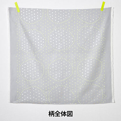 [Cantidad a partir de 5] Tela "Círculo grueso de lino Naniiro Pocho Cat Willow Egx-11211-1a" KOKKA