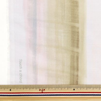 [Quantità a partire da 5] Tessuto "Naniiro Cotton Silk Touch un accordo Kotosen ni FureRu EGX-11391-1A" KOKKA