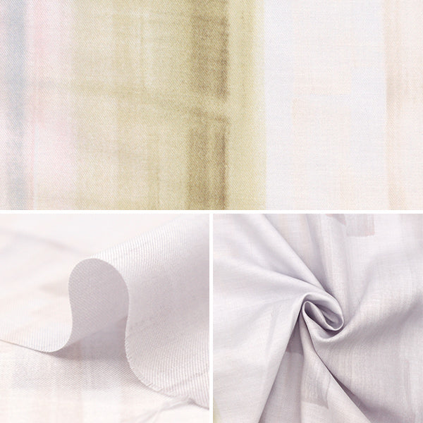 [Quantità a partire da 5] Tessuto "Naniiro Cotton Silk Touch un accordo Kotosen ni FureRu EGX-11391-1A" KOKKA