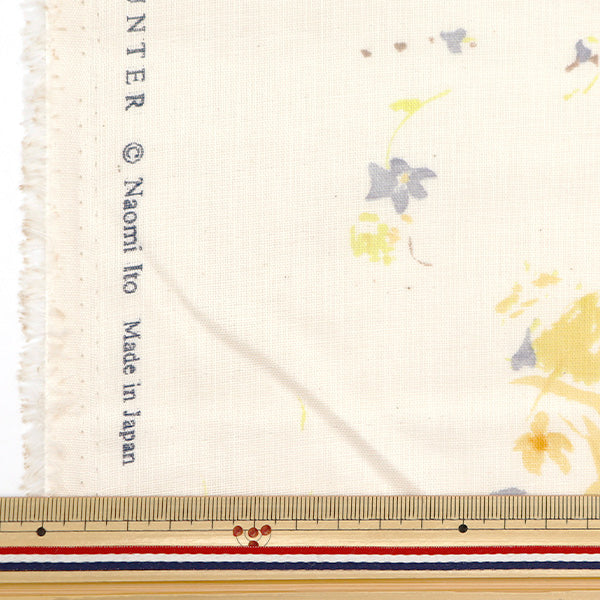 [Quantità a partire da 5] Tessuto "Naniiro Organic"doppia garza Incontro EGX-11410-1B" KOKKA