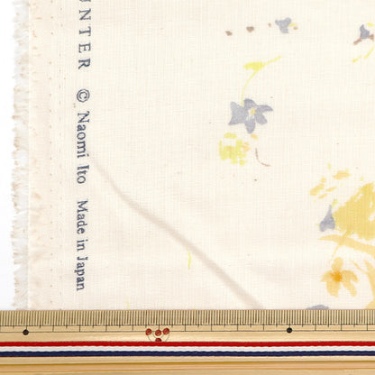 [Quantità a partire da 5] Tessuto "Naniiro Organic"doppia garza Incontro EGX-11410-1B" KOKKA