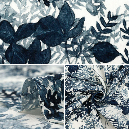 [5부터 시작하는 수량] 천・원단 "Yui Cotton Linen Compass Inkjet Contrast EGXA-6427-1A" KOKKA