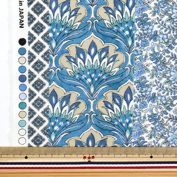 [Quantité à partir de 5] Tissu "Saxophone à rayures en coton en forme de soyeuse SP5000-4A"