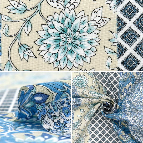 [Quantité à partir de 5] Tissu "Saxophone à rayures en coton en forme de soyeuse SP5000-4A"