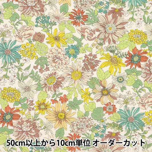 [الكمية من 5] الأقمشة 『تموج زهرة البرتقال KTS6947-C" COTTON KOBAYASHI