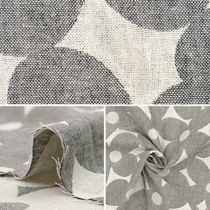 [5부터 시작하는 수량] 천・원단 "Suhakon Cloth Double Weave자카드 Mugwort Grey UP5956-A" COTTON KOBAYASHI