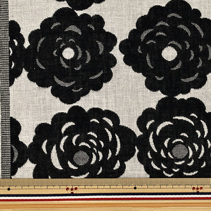 [Anzahl ab 5] Stoff "Uhayako-Stoff Banshuori DoppelgewebeJacquard Blühendes Rosengrau UP9018-A“ COTTON KOBAYASHI