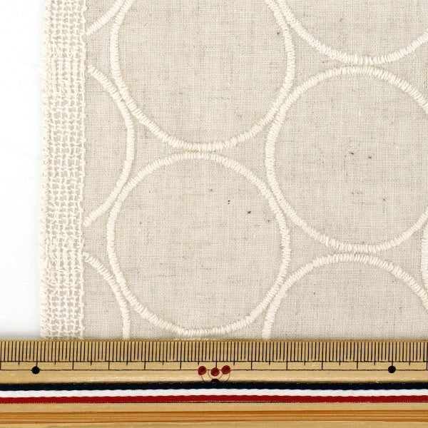 [Quantity from 5] Fabric "Domestic cotton linen lace Kinari MU1111-85”