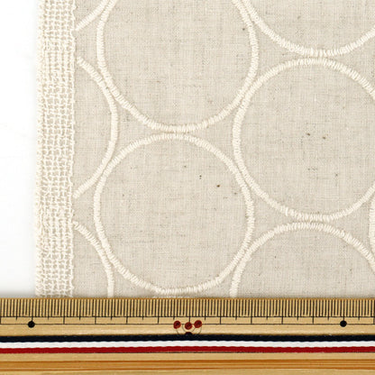 [Quantity from 5] Fabric "Domestic cotton linen lace Kinari MU1111-85”