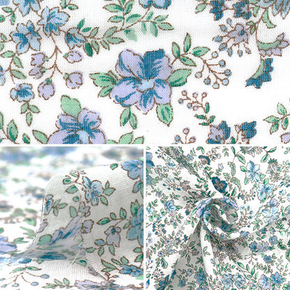 [Quantité à partir de 5] Tissu "Indian Boil Print Small Flower 2650113-GG"