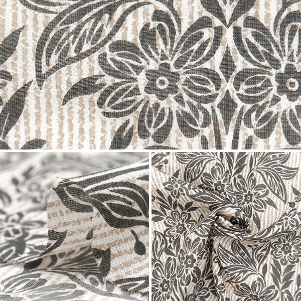 [Cantidad a partir de 5] Tela "Damasco bohemio de impresión indio 2650104-Be"