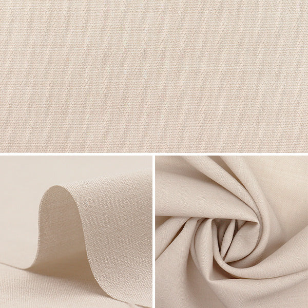 [Quantità a partire da 5] Tessuto "Fresco in lino con un tocco di raffreddamento, beige lilid25-be"