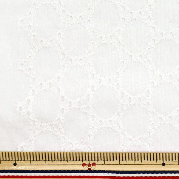 [Cantidad a partir de 5] Tela "Algodón por todo el encaje fuera de ram-lace-lace-21"