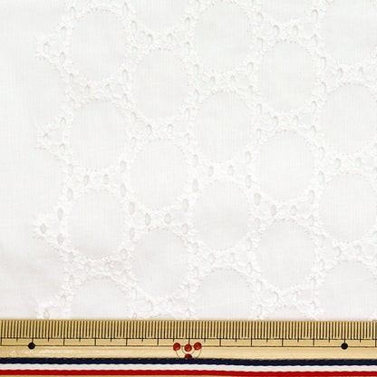 [Cantidad a partir de 5] Tela "Algodón por todo el encaje fuera de ram-lace-lace-21"