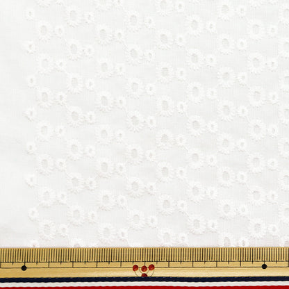 [5부터 시작하는 수량] 천・원단 "흰색 램 레이스 -24로 레이스 전체에면"