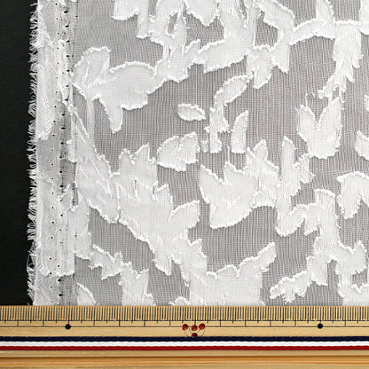 [Cantidad a partir de 5] Tela "cortarJacquard CJAC-BOT-BOT-BOT-BOT-WH"