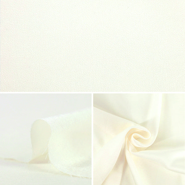 [الكمية من 5] الأقمشة “بوليستر أبيض لامع TSUYA25-1WH"