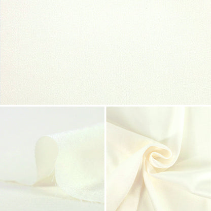 [الكمية من 5] الأقمشة “بوليستر أبيض لامع TSUYA25-1WH"
