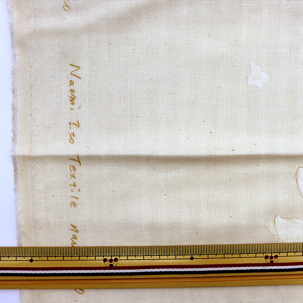 [数量从5开始] 织物 "新的早晨 双层纱布 白色EGX-1110-1B" KOKKA