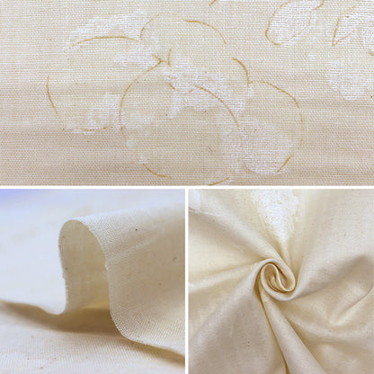 [数量从5开始] 织物 "新的早晨 双层纱布 白色EGX-1110-1B" KOKKA