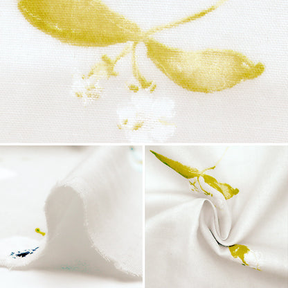 【数量5起】 織物 『雙層紗布（双纱布）New morningI（新早安I）白色egx -1100 - 1b" KOKKA