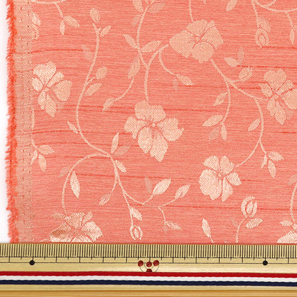 [Cantidad a partir de 5] Tela 『ShantungJacquard Rojo 203112-15"