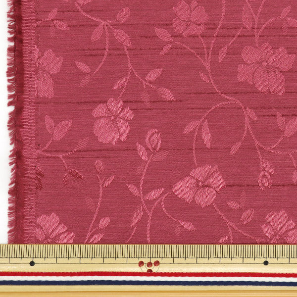 [Cantidad a partir de 5] Tela 『ShantungJacquard Vino 203112-9"