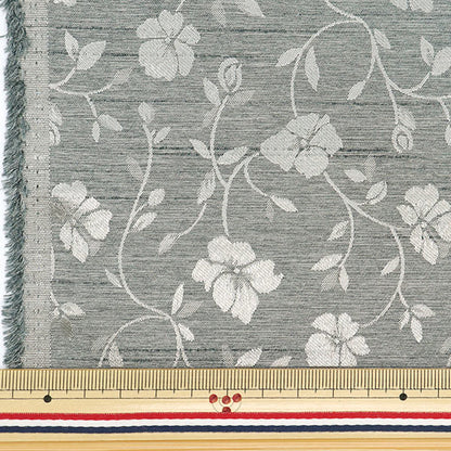 [Quantité à partir de 5] Tissu 『ShantungJacquard Argent 203112-3"