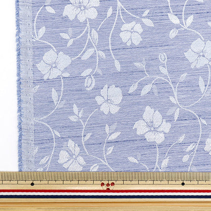 [Quantité à partir de 5] Tissu 『ShantungJacquard Bleu clair 203112-13"