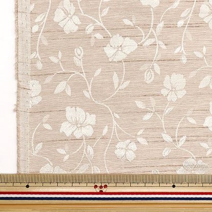 [Quantità a partire da 5] Tessuto 『ShantungJacquard Beige 203112-10"