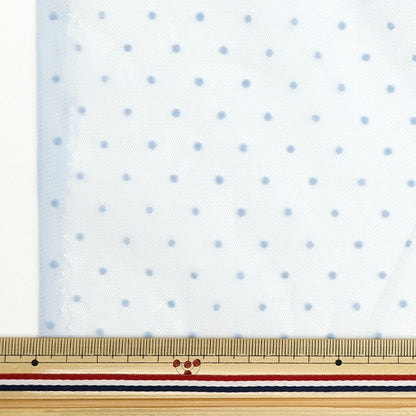 [From quantity 5] Fabric "Milky Wake Turu Frocky Dot Saxophone FT2409TC-15"