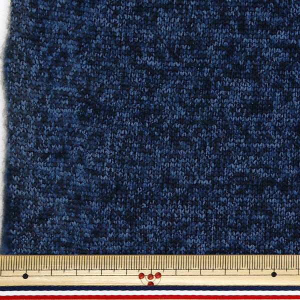 【数量5から】 生地 『ニットフリース 約150cm幅 ネイビー YJ-NIF-NV』