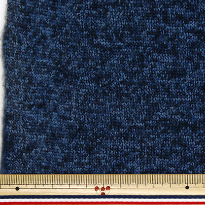 【数量5から】 生地 『ニットフリース 約150cm幅 ネイビー YJ-NIF-NV』