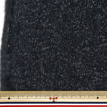 【数量5から】 生地 『ニットフリース 約150cm幅 ブラック YJ-NIF-BK』