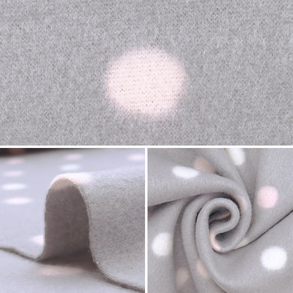 [De la quantité 5] Tissu "Dot à sprint brossé double face à point antipéring gris doux gris ka24-2t-sgl"