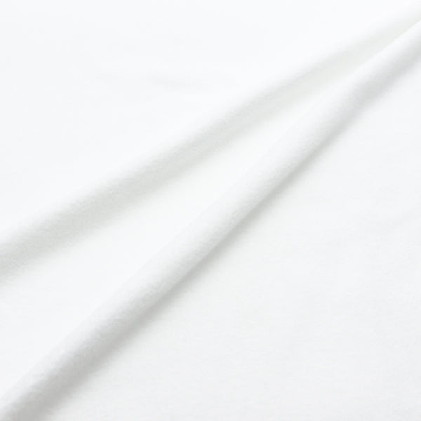 Stoff „Doppelseitig gebürstetes Antipilling-Fleece, ca. 145 x 100 cm, gebrochenes Weiß C-KA24-1-OW"