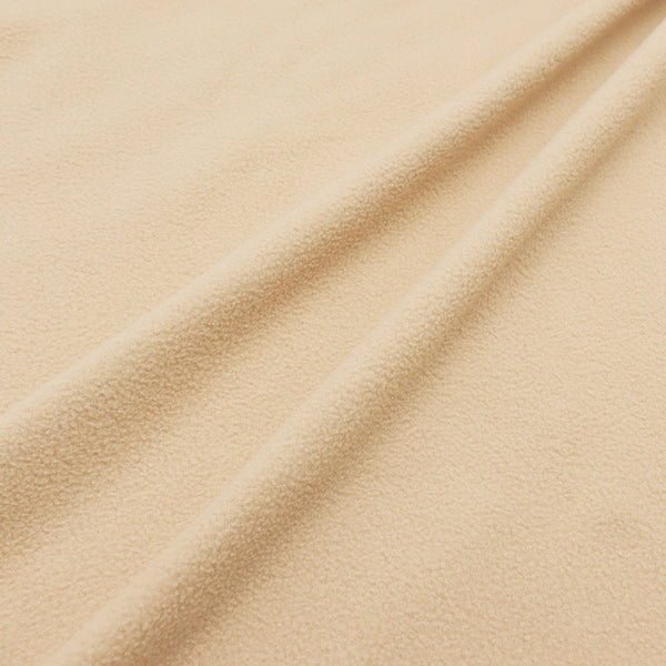 Stoff „Anti-Pilling doppelseitig gebürstetes Fleece ca. 145 x 100 cm Mokka C-KA24-1-MC"