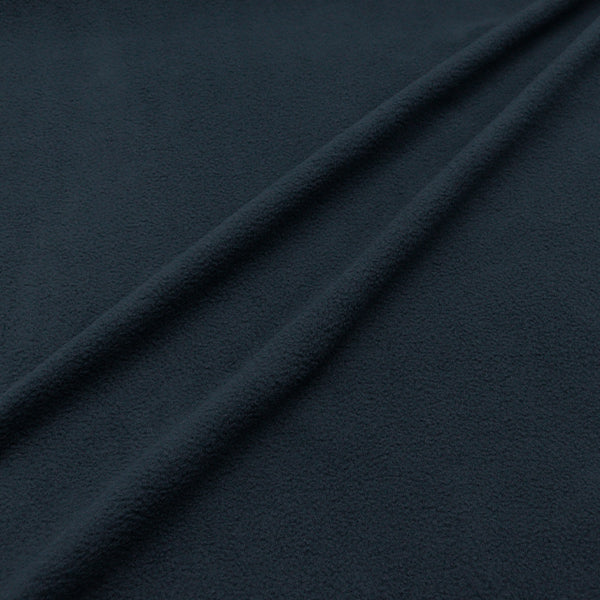 Stoff „Doppelseitig gebürstetes Antipilling-Fleece, ca. 145 x 100 cm, Marineblau C-KA24-1-NV"