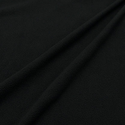 Tissu "Polaire brossé double face anti-boulochage env. 145 x 100 cm Noir C-KA24-1-BK"