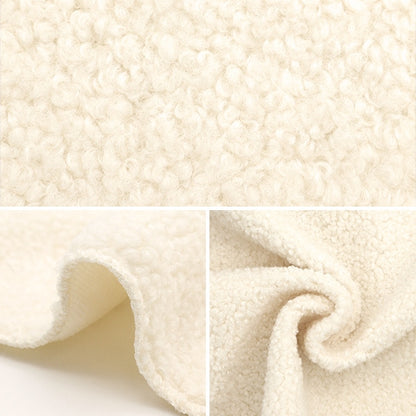 الأقمشة 『الألبكةأفعى قماش مقطوع حوالي 35 × 30 سم أبيض حليبي PW-STK-1-MWH"