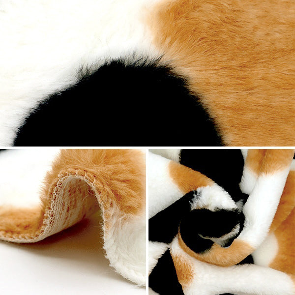 Fabric ``Animal fur Cut Cloth Approximately 35×30cm Calico cat PW-SW-2-MK"