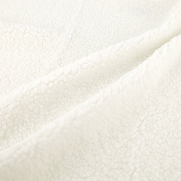 Stoff "Flauschige PudelboaStoff Stoffstück Ca. 70×100cm Weiß H-7546-A“
