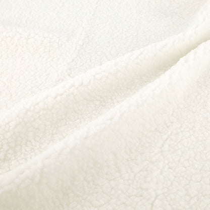 Stoff "Flauschige PudelboaStoff Stoffstück Ca. 70×100cm Weiß H-7546-A“