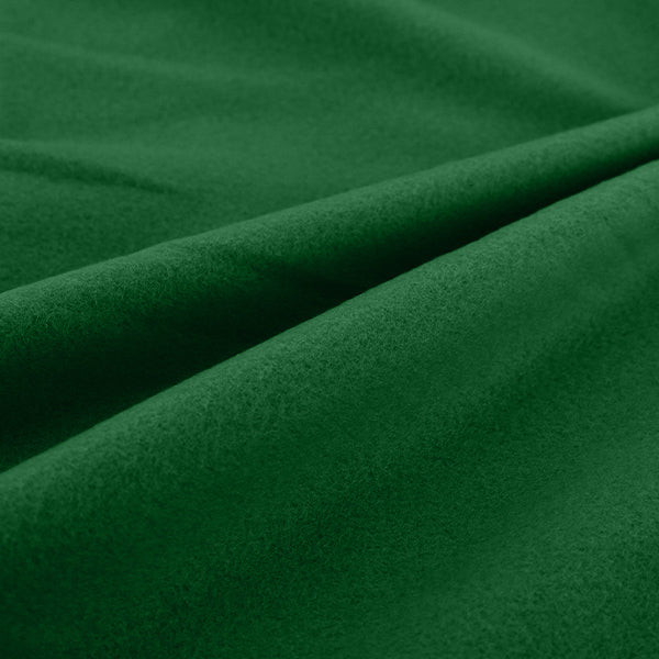 Stoff "Doppelseitig gebürstetes Fleece-Uni Stoffstück Ca. 140×100cm Grün C-5638-6“