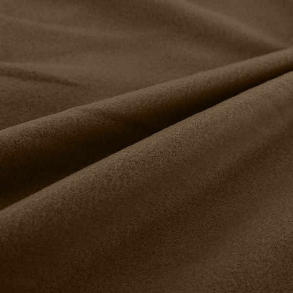 Stoff "Doppelseitig gebürstetes Fleece-Uni Stoffstück Ca. 140×100cm Dunkelbraun C-5638-7“
