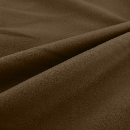 Stoff "Doppelseitig gebürstetes Fleece-Uni Stoffstück Ca. 140×100cm Dunkelbraun C-5638-7“