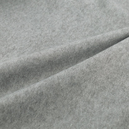 Stoff "Doppelseitig gebürstetes Fleece-Uni Stoffstück Ca. 140 x 100 cm Hellgrau C-5638-15''